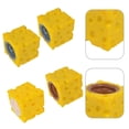 thumbnail image 2 of 4 Ratones de Juguete Anti-estrés de Simulación con Forma de Queso (4 Piezas), 2 of 8