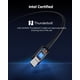 thumbnail image 3 of Cable Thunderbolt 5 Matters, certificado Intel, 0,3 m, negro, 3 of 6