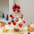 thumbnail image 1 of Árbol de Navidad flocado traje rosa escritorio árbol de Navidad decoración regalo árbol de Navidad decoración bricolaje árbol de Navidad mini, 1 of 6