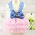 thumbnail image 4 of HQREA Dog Dresses Fashion Pet Dog Clothes Striped Mesh Puppy Dogs Princess Dresses, 4 of 5