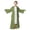 Green, variant on Dress For Girls Kids Chiffon Abaya For Open Front Cardigan Robe Girls Party Dress Size 5-6T