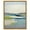 Gold Frame, variant on Still Ocean Canvas Print Coastal Wall Decor by Notoriart, Silver Frame, 16 x 20