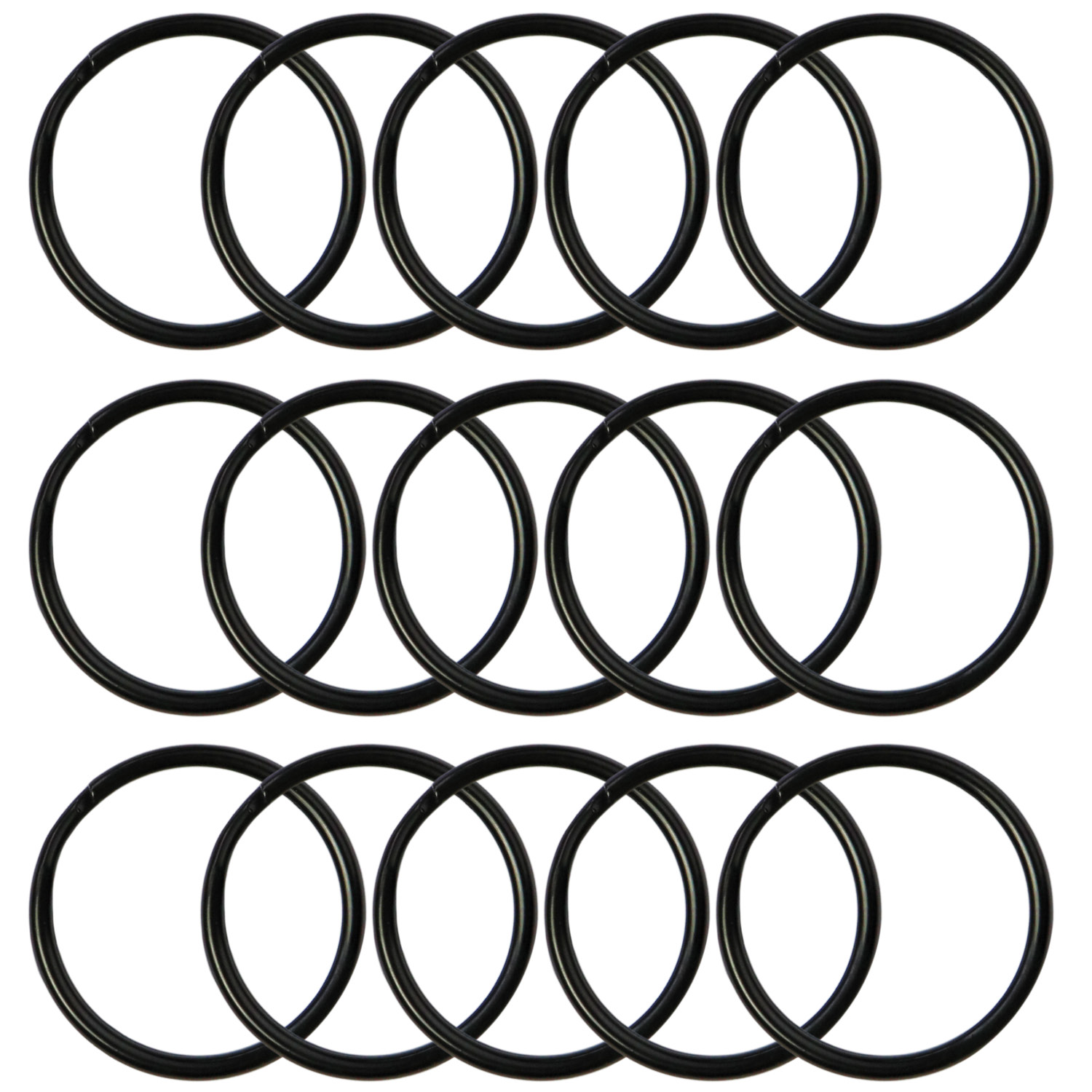 Metal Key Rings with Chains and Small Round Split Rings for Organizing Keys and Making Craft 20 Pieces