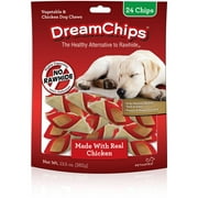 DreamBone DreamChips with Real Chicken Rawhide-Free Dog Chews, 13.5 Oz. (24 Count)