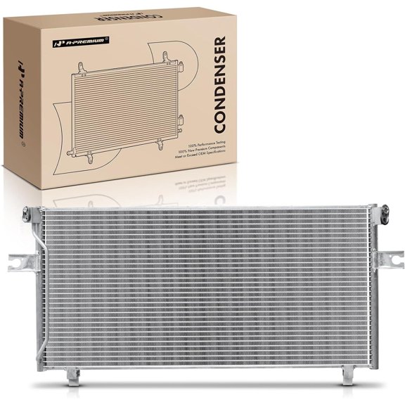 A-Premium Air Conditioning A/C Condenser Compatible with Nissan Altima 1998-2001 L4 2.4L, Replace# 4894, 4979, 921109E000