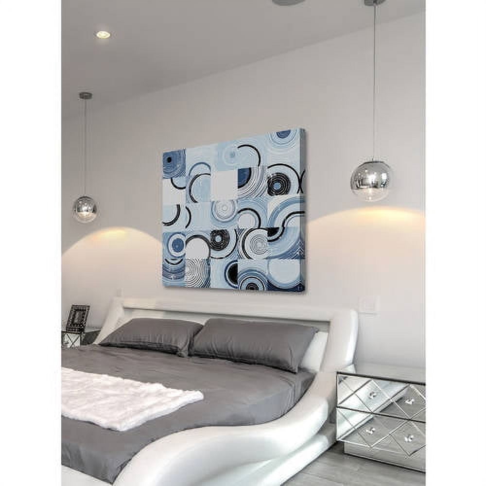 "Swirl Puzzle" Painting Print on Wrapped Canvas