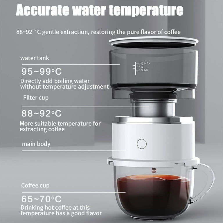  FORDWALT Coffee Maker for 20V Battery (Battery Not Included), 2  in 1 Portable Single-Serve Brewer for K-Cup Pods and Ground Coffee, Coffee  Brewer for Outdoor Camping, Travel, Home: Home & Kitchen