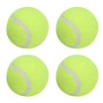 thumbnail image 1 of Pelota de tenis de goma de 4 Uds., juguete no tóxico para limpieza de dientes con sonido, protección para morder, para perros y mascotas, 1 of 8