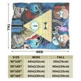 thumbnail image 3 of Gravity Falls Blankets Ultra Soft Flannel Blanket All Season Fuzzy Blanket Fluffy Cozy Blanket For Couch Bed Sofa 80"X60", 3 of 9