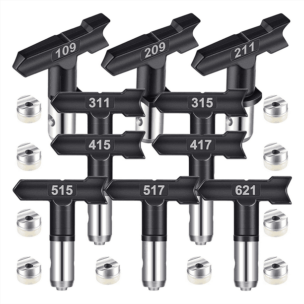 Airless paint 2024 sprayer nozzles