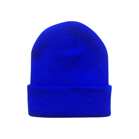

BIZIZA Toddler Baby Hats Solid Color Caps Warm Beanie Cute Knitted for 2-6Y Kids S One Size