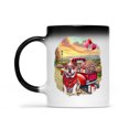 thumbnail image 2 of Be My Valentine's Bulldog Truck Full of Love Flower Balloon Heat Color Changing Mug Dog Lover Gifts Idea Magic Coffee Mug - 02029, 2 of 4