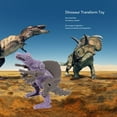 thumbnail image 4 of Robot De Dinosaurio Transformado, Diversión Sin Fin, Articulación De Fácil Montaje, Rotación De Cabeza Flexible Ajustable, Mejora La Imaginación, Juguete Transformador De, 4 of 7