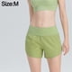 thumbnail image 2 of Pantalones cortos deportivos con bolsillo trasero con cremallera para mujer, pantalones de yoga para correr, ligeros y frescos, de secado rápido, anti-caminar, 2 of 6