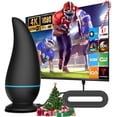 thumbnail image 1 of Antena de TV para interiores con rango de 750 millas y soporta 1080p 4K para cable HDTV, Smart HDTV, televisores antiguos para canal gratuito, 1 of 3
