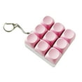 thumbnail image 3 of Zxpjkyu 9 Key Keyboard Fidget Clicker Toy Keychain Accessory Multifunctional Sturdy with Pink, 3 of 9