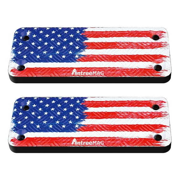 2-Pack Magnet Gun Mount, 50 Lbs Rating,Rubber Coated Gun Holder for Pistol, Handgun, Shotgun, Rifles, Revolvers, Safe, Hunting, Firearm Accessories, Using in Car, Truck, Wall, Desk, Vehicle and Home