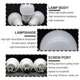 thumbnail image 4 of Bombilla led A60 para sala de estar, luces E27, B22, 8W-12W, 90lm/W, iluminación de alto Lumen para casa y hogar, 4 of 4