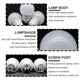 thumbnail image 4 of Bombilla led A60 para sala de estar, luces E27, B22, 8W-12W, 90lm/W, iluminación de alto Lumen para casa y hogar, 4 of 4