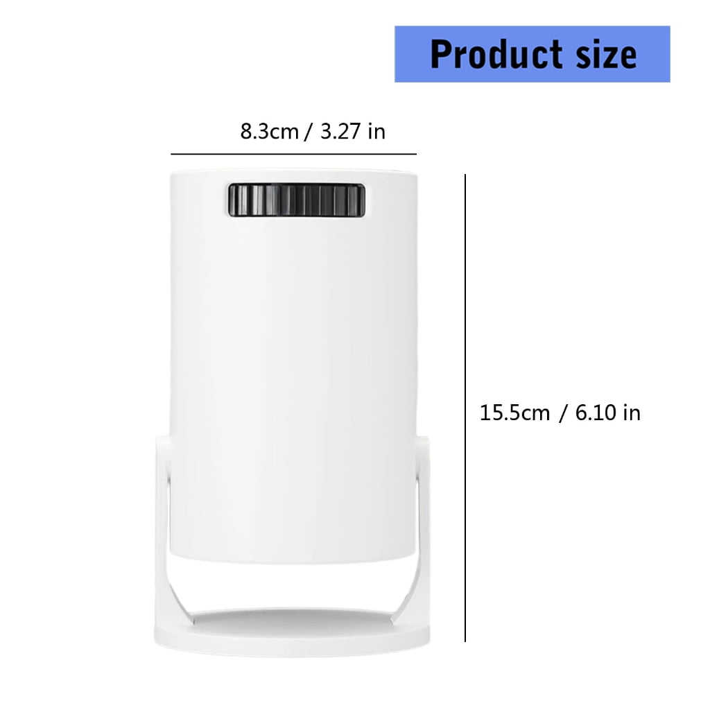 Yammee Portable Streaming Projector With USB C Fast Charging Highly Definition Display Wireless Screen Presentation