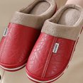thumbnail image 5 of Aueoeo Ladies Slippers, Women's Fuzzy Memory Foam Slip on House Slippers Cozy Soft Indoor Outdoor Ladies Leather Home Shoes, 5 of 6
