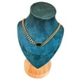 thumbnail image 6 of LAPRECIEUZ DE ARTHES JEWELRY 18K Yellow Gold-Plated Baguette Birthstone Pendant Necklace, Emery, Link chain green Zircon for Women 18", Birthday gift, 6 of 10