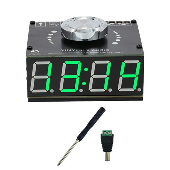 Digital Power Easy Install Adapter Audio Stereo Amplifier Board AUX Input Wireless APP Control Compatible Adjustable