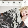 thumbnail image 3 of ONETECH Motorcycle Lovers Gifts Throws Blanket Super Soft and Stylish Flannel All-Season Living Room, Bedroom Warm Blanket, Used for Bed, Sofa, Travel, Camping (Eagles), 3 of 6