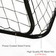 thumbnail image 6 of Soozier 8 x 3ft Soccer Goal Target Goal 2 in 1 Design Indoor Outdoor Backyard with All Weather Polyester Net Best Gift, 6 of 9