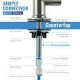 thumbnail image 6 of iSpring GA1-BN Heavy Duty Lead-Free Reverse Osmosis Faucet for RO Drinking Water Filtration Systems, Brushed Nickel, 6 of 10