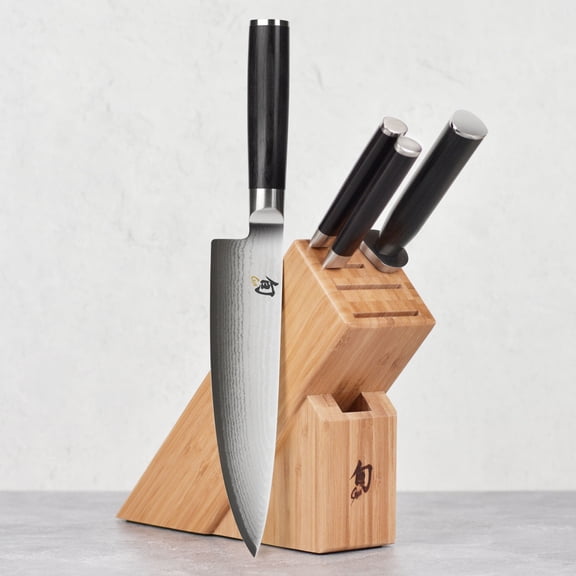 Shun Classic 5 Piece Slimline Knife Block Set