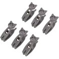 thumbnail image 1 of Cat Design Chip Clips, 6pcs Plastic Chip Bag Clip Kitchen Clips Multifunctional Small Clips(Grey), 1 of 5
