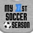 thumbnail image 4 of Inktastic My 1st Soccer Season Boys Baby Bib, 4 of 4