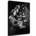 thumbnail image 2 of Vintage Women Telephone Switchboard Operators 1940 Poster Canvas Wall Art Hom e Wall Decor Bedroom Aesthetic Art Prints Posters Decorations, 2 of 10