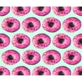 thumbnail image 2 of CafePress - Mint Pink Donut Patter - Sherpa Fleece Throw Blanket 60" x 50", 2 of 5