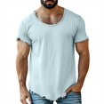 thumbnail image 3 of Men’s Sleeveless Tank Top Breathable Round Neck Cotton Casual Summer Undershirt, 3 of 4