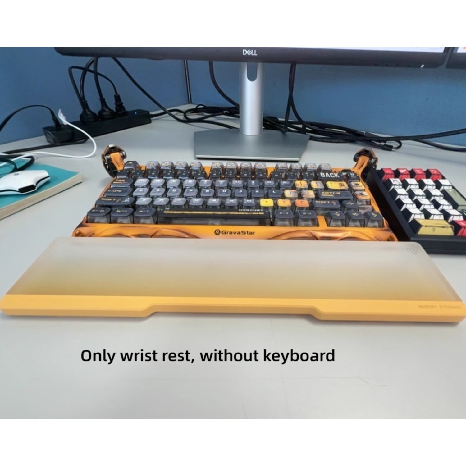 Ergonomic Wrist Rest for Field75 Keyboard, Acrylic Construction for Typing Comfort