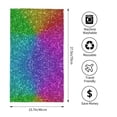 thumbnail image 4 of Kll Colorful Glitter Ultra Absorbent & Soft Hand Towels For Bath, Hand, Face, Gym And Spa-27.5x16in, 4 of 9