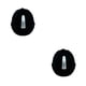 thumbnail image 3 of Casco acolchado para montar a caballo motocicleta ciclismo Naiovety franja plateada 2piezas Negro, 3 of 6