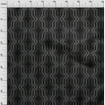 thumbnail image 4 of oneOone Silk Tabby Black Fabric Geometric Allover Modern Traditional Fabric For Sewing Printed Craft Fabric By The Yard 42 Inch Wide, 4 of 4