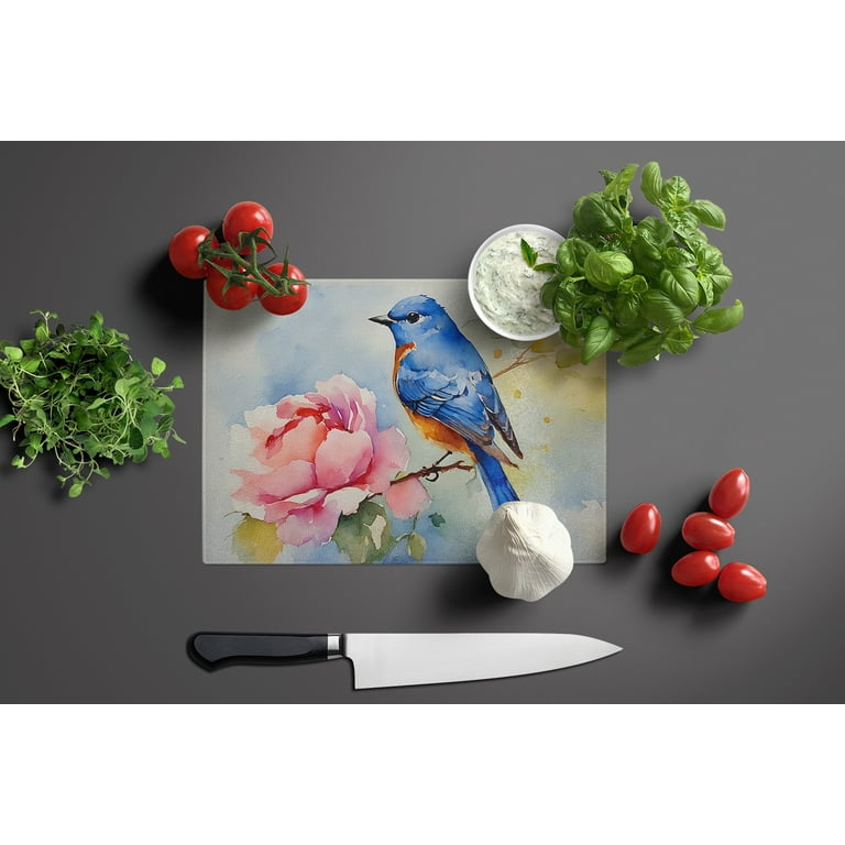 Hummingbird Combat Tempered Glass Large Cutting Board