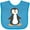 Turquoise, variant on Inktastic Cute Baby Penguin Boys or Girls Baby Bib