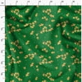thumbnail image 3 of Soimoi Green Rayon Fabric Peony Floral Print Fabric by Yard 42 Inch Wide, 3 of 6