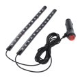 thumbnail image 3 of 12 LED Car Strobe RGB LED Lámparas de decorativas 2 piezas de luz azul 12 LED Baoblaze Atmosphere Lamps Interior nuevo, 3 of 8