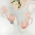 thumbnail image 3 of FUEENIRVA Wedding Shoe Charms 1Pcs Crystal Floral Accessories for Bride Birthday Party, 3 of 4