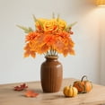thumbnail image 6 of hengsof Fall Artificial Flowers Decoration Maple Leaf Stem Pumpkin Branch Sunflower and Berries for Fall Thanksgiving Home Kitchen Festival Decoration, 6 of 6