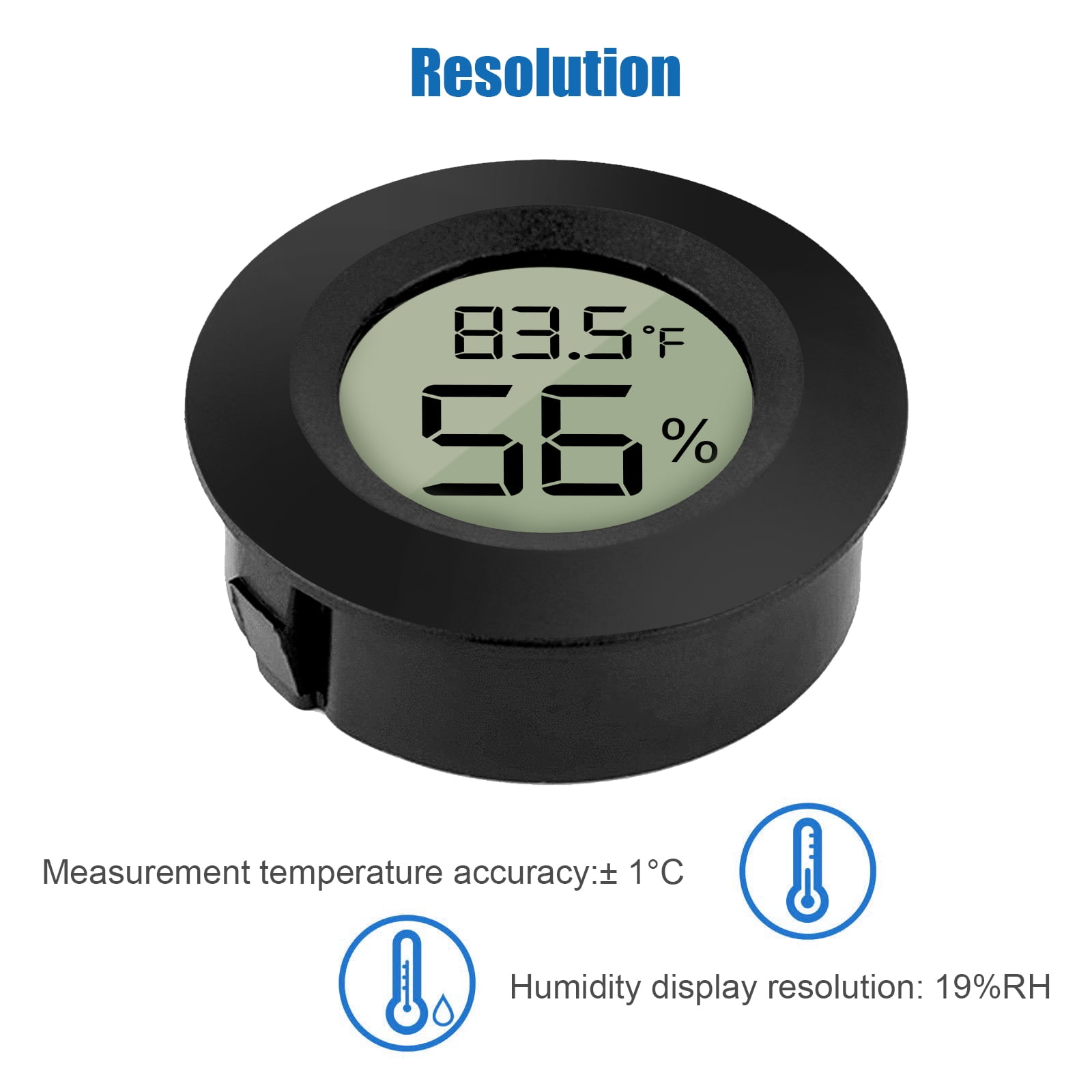 Yosemire Mini Digital LCD Thermometer Hygrometer Humidity Temperature Meter Indoor 