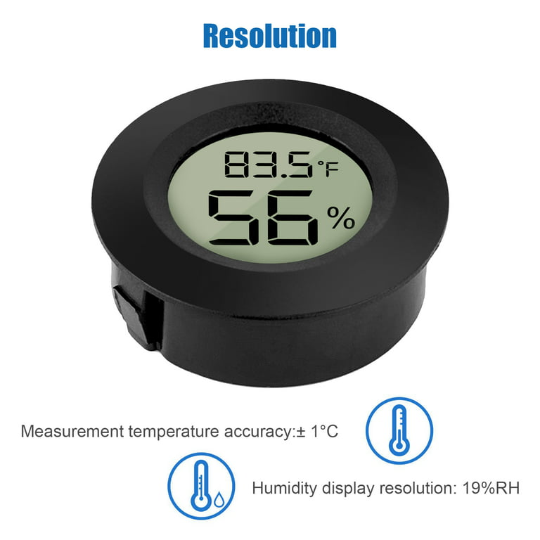 LCD Digital Thermometer Hygrometer for Home and Office (Model: HM598A) –  CHEREEKI