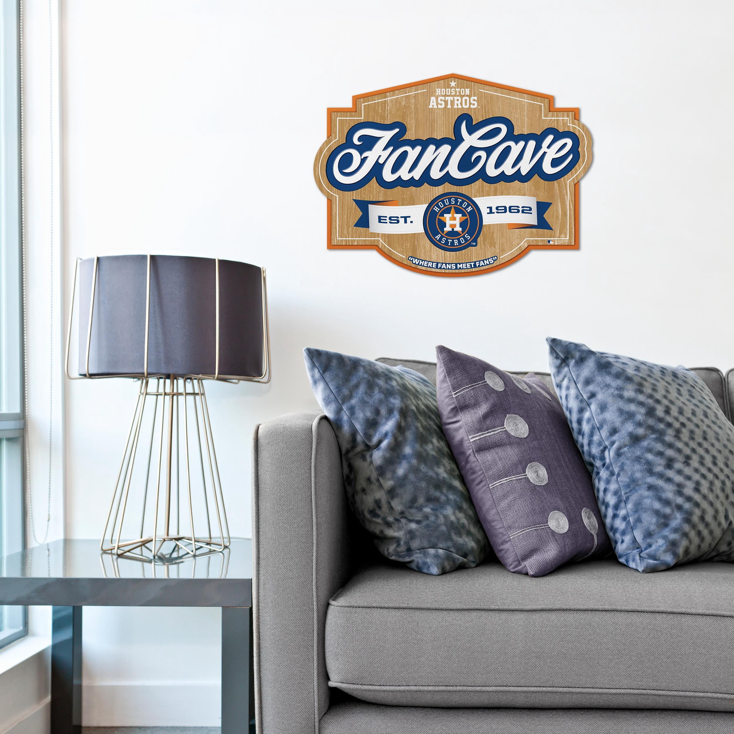 YouTheFan MLB Houston Astros Fan Cave Sign