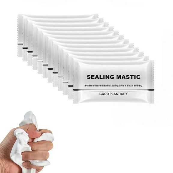 2025 Upgraded Super Diamond Mud Seal, Waterproof Sealant Mastic, Insulating Repair Sealing Clay, Seal Putty for Wall Holes, Air Conditioning Hole (6pcs, Regular)